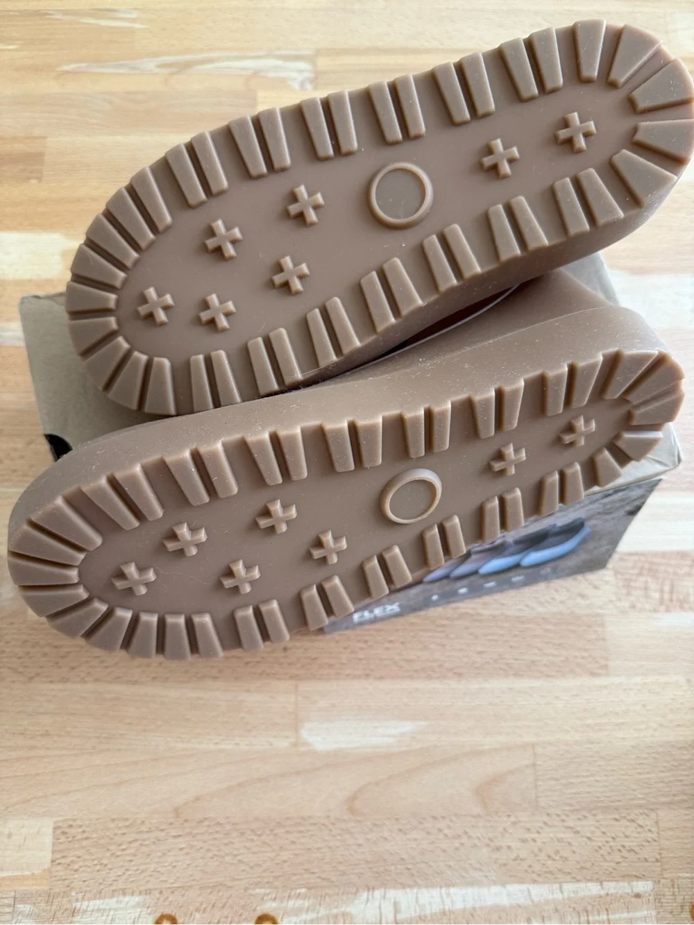 Flex Boot Guard Brown Sheepskin Boot Rubber Guard 7-9